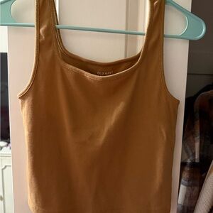 Old Navy Women's Brown Ribbed Crop Top